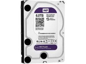 هارد دیسک درایو اینترنال وسترن دیجیتال (Western Digital) مدل WD60PURX ظرفیت 6 ترابایت رابط SATA