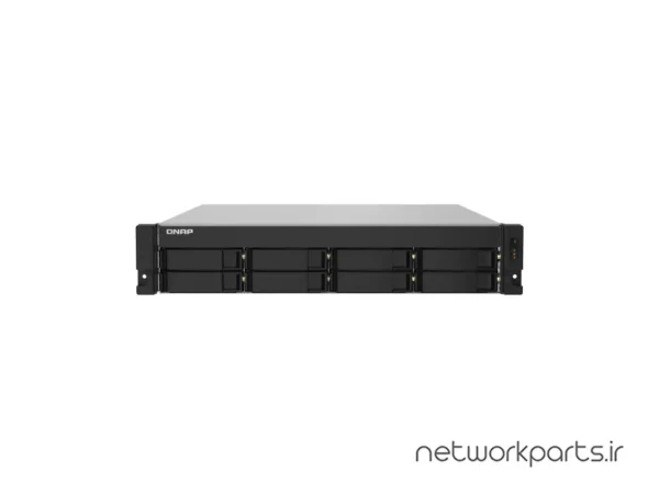 ذخیره ساز تحت شبکه (NAS) کیونپ (Qnap) مدل TS-832PXU-RP-4G-US بدون هارد درایو دارای 4GB حافظه رم