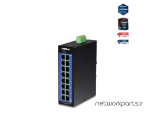 سوییچ ترندنت (TRENDnet) سری Industrial مدل TI-G160I دارای 16 پورت