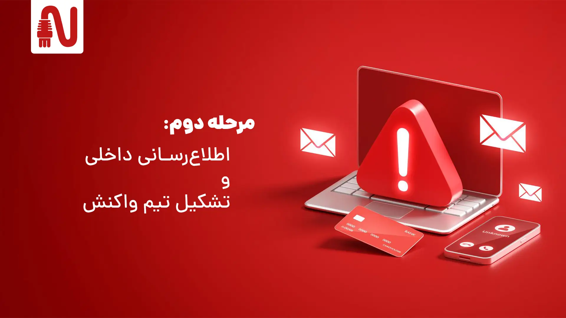 اقدامات حیاتی بعد از حمله باج افزارها-اطلاع‌رسانی داخلی و تشکیل تیم واکنش-تجهیزات شبکه-networkaprts