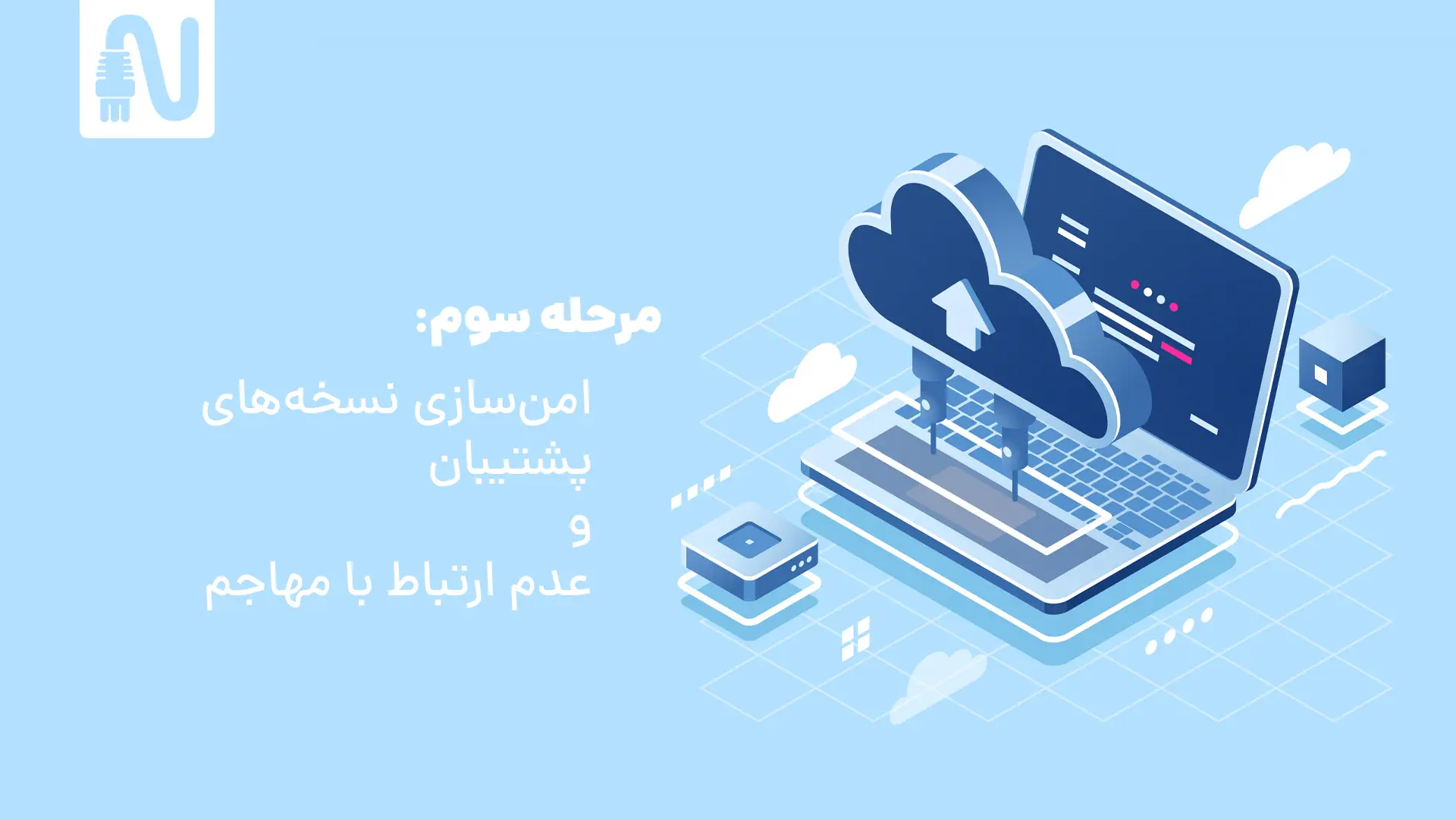 اقدامات حیاتی بعد از حمله باج افزارها-امن‌سازی نسخه‌های پشتیبان و عدم ارتباط با مهاجم-تجهیزات شبکه-networkaprts