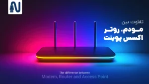 تفاوت بین مودم، روتر و اکسس‌پوینت چیست-تجهیزات شبکه-networkparts